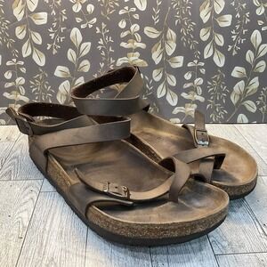 Authentic Women's Birkenstock Yara BirkoFlor Womens Wrap Sandal US 8 Reg‎ Width